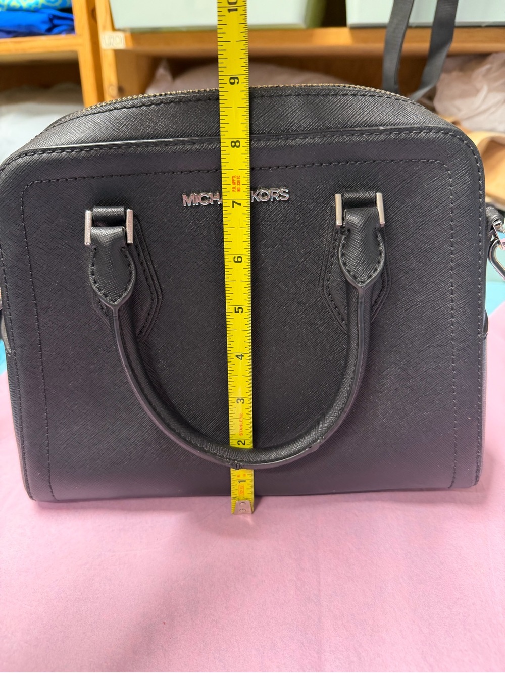 Michael Kors Black Satchel Bag - Picture 8 of 9